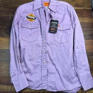 NWT* Wrangler RIGGS Workwear Technical Work Flame Resistant Shirt Size SMALL